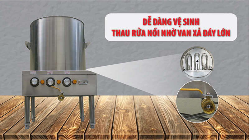 NỒI NẤU PHỞ ĐIỆN T&H 70 LÍT
